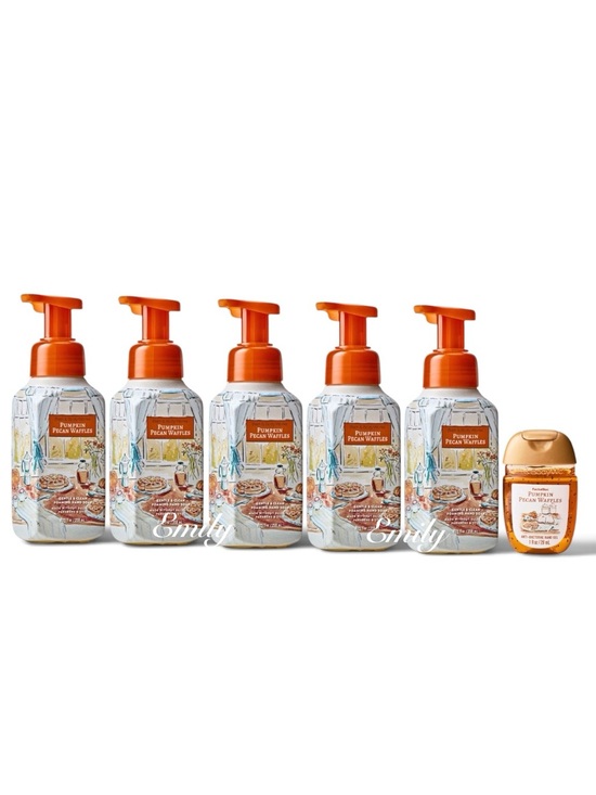 Bath & Body Works Other - 5X Bath & Body Works PUMPKIN PECAN WAFFLES foaming hand soap Set Bundle